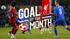 October's Goal of the Month result