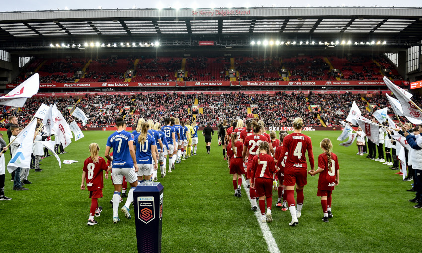Liverpool FC Women v Everton at Anfield