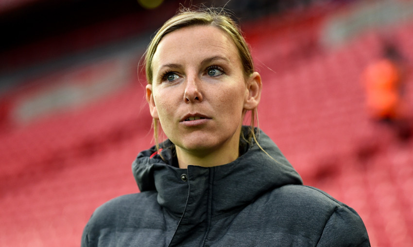 Liverpool FC Women manager Vicky Jepson