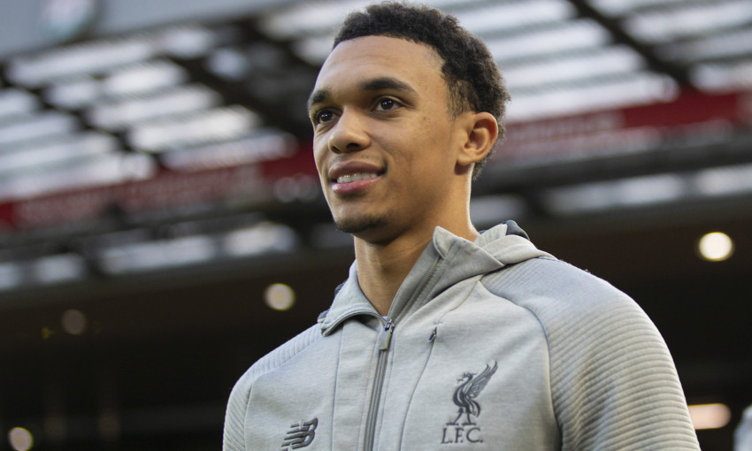 Trent Alexander-Arnold at Anfield