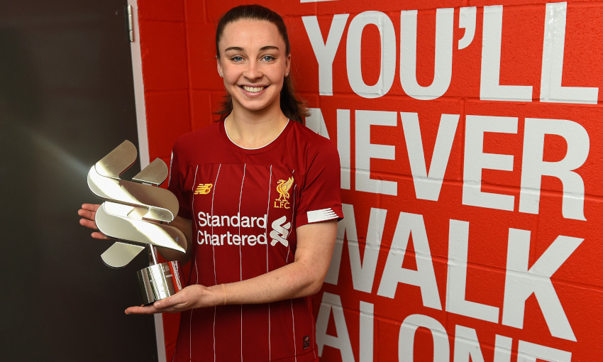 Niamh Charles wins December 2019 LFC Women Player of the Month