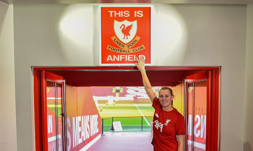 Rylee Foster signs for Liverpool FC Women