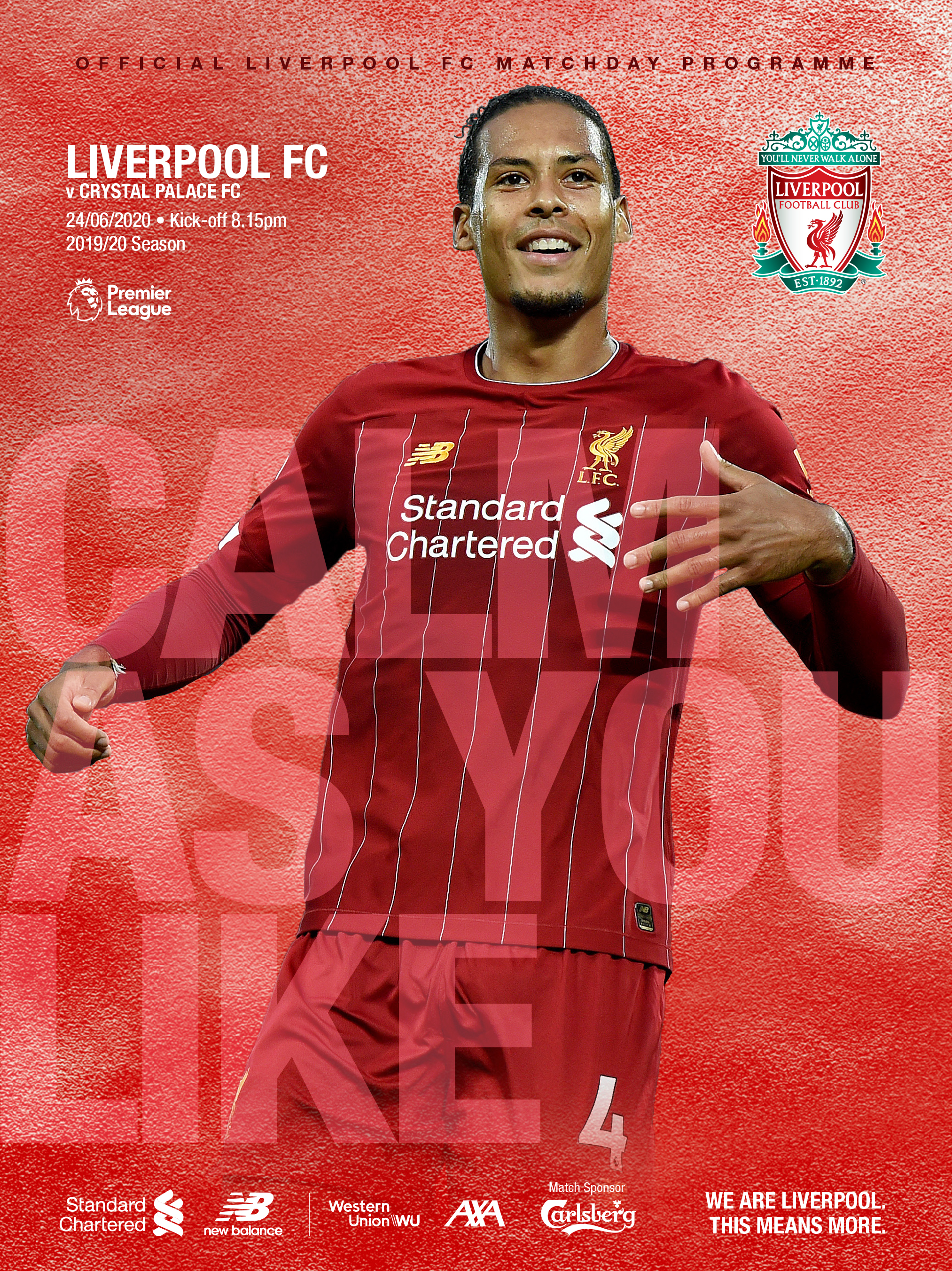 Pre-Order Now: Lfc Matchday Programme Set For Return - Liverpool Fc
