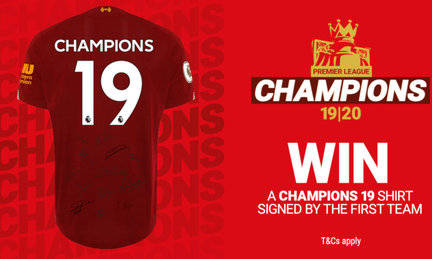 liverpool champions kit