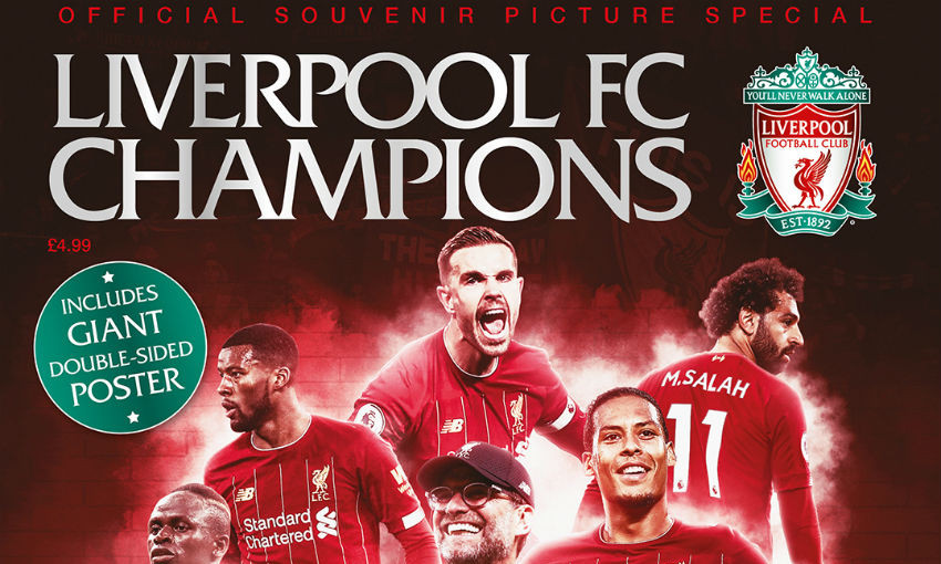 Liverpool FC Premier League Champions 2019-20 Signature Football LFC Official 