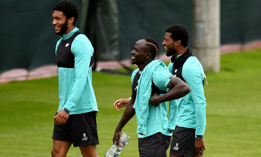 Liverpool FC training session at Melwood, June 30, 2020