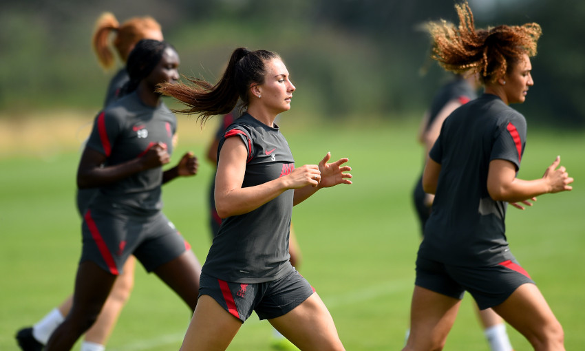 Liverpool FC Women training - August 11