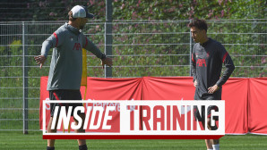 Inside Training: Tsimikas joins in goal-packed session in Austria