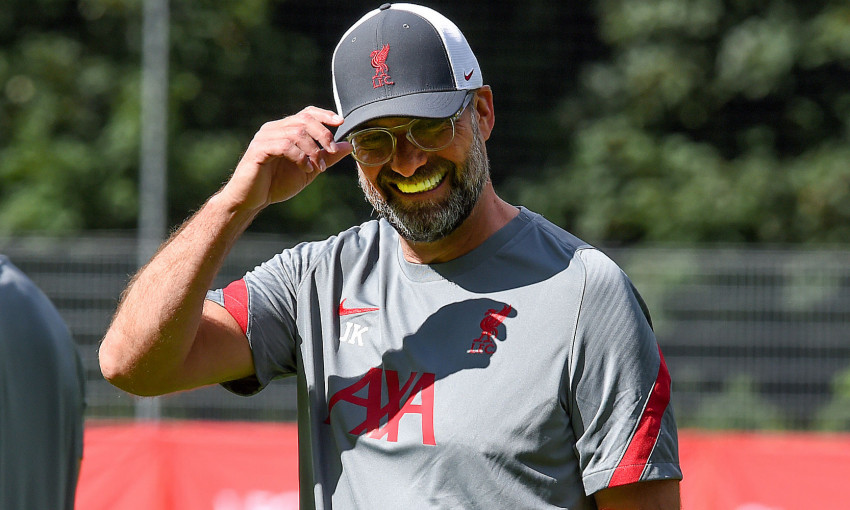 Liverpool FC training session during pre-season camp in Austria, August 19, 2020