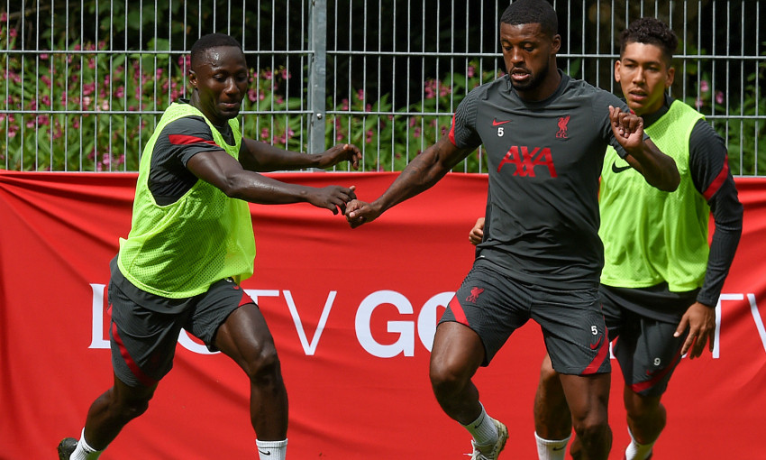 Liverpool FC training session at pre-season camp in Austria, August 20, 2020