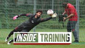 Inside Training: Goalkeepers session and fast-paced finishing