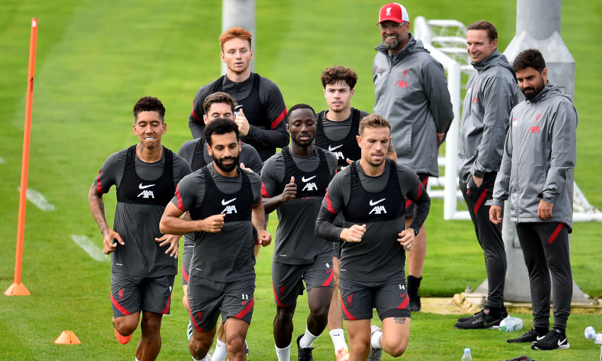 Liverpool training at Melwood - 08/09/2020