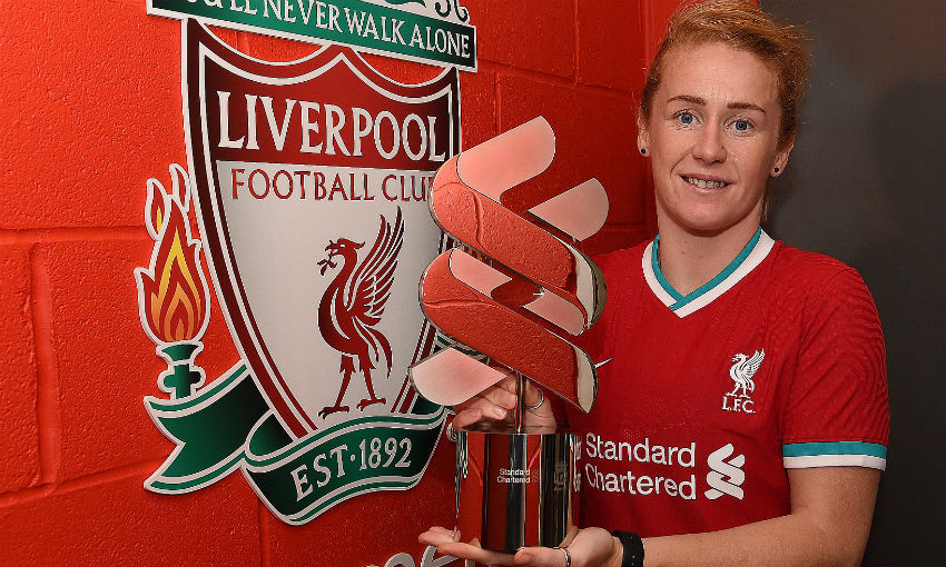 Rachel Furness named Liverpool FC Women Player of the Month