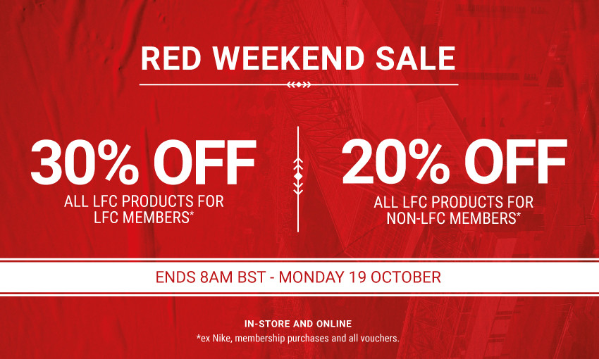 LFC's Red Weekend sale