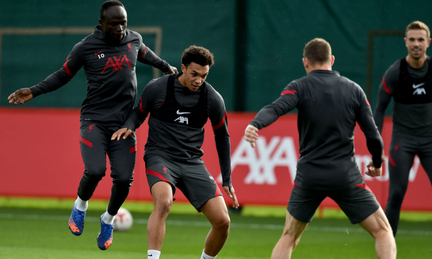Liverpool FC training session at Melwood, October 15, 2020