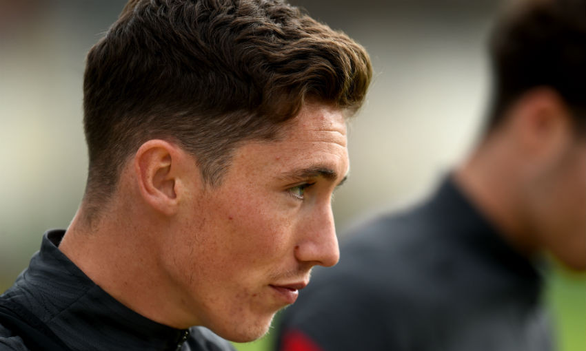 Harry Wilson during Liverpool FC training session