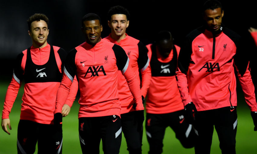 Liverpool FC training session at AXA Training Centre, November 24, 2020