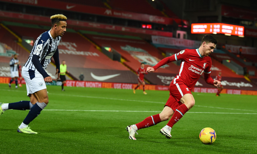 Andy Robertson, Liverpool v West Brom 27/12/2020