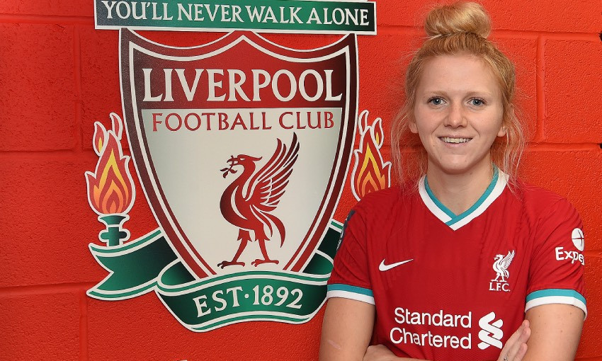 Ceri Holland signs for Liverpool FC Women