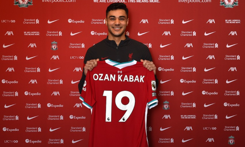 Ozan Kabak of Liverpool FC