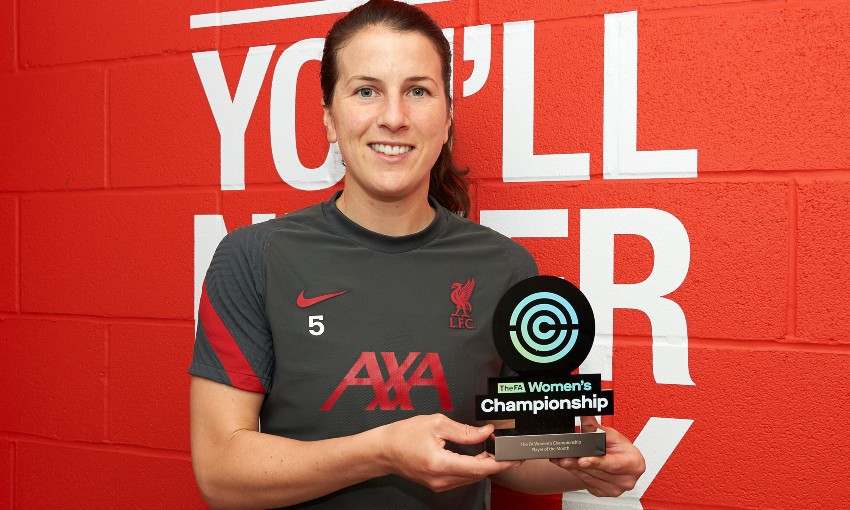 Niamh Fahey wins FA Women's Championship Player of the Month - Liverpool FC