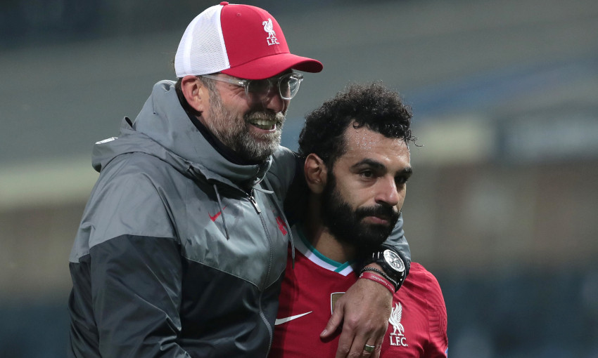 Jürgen Klopp and Mohamed Salah