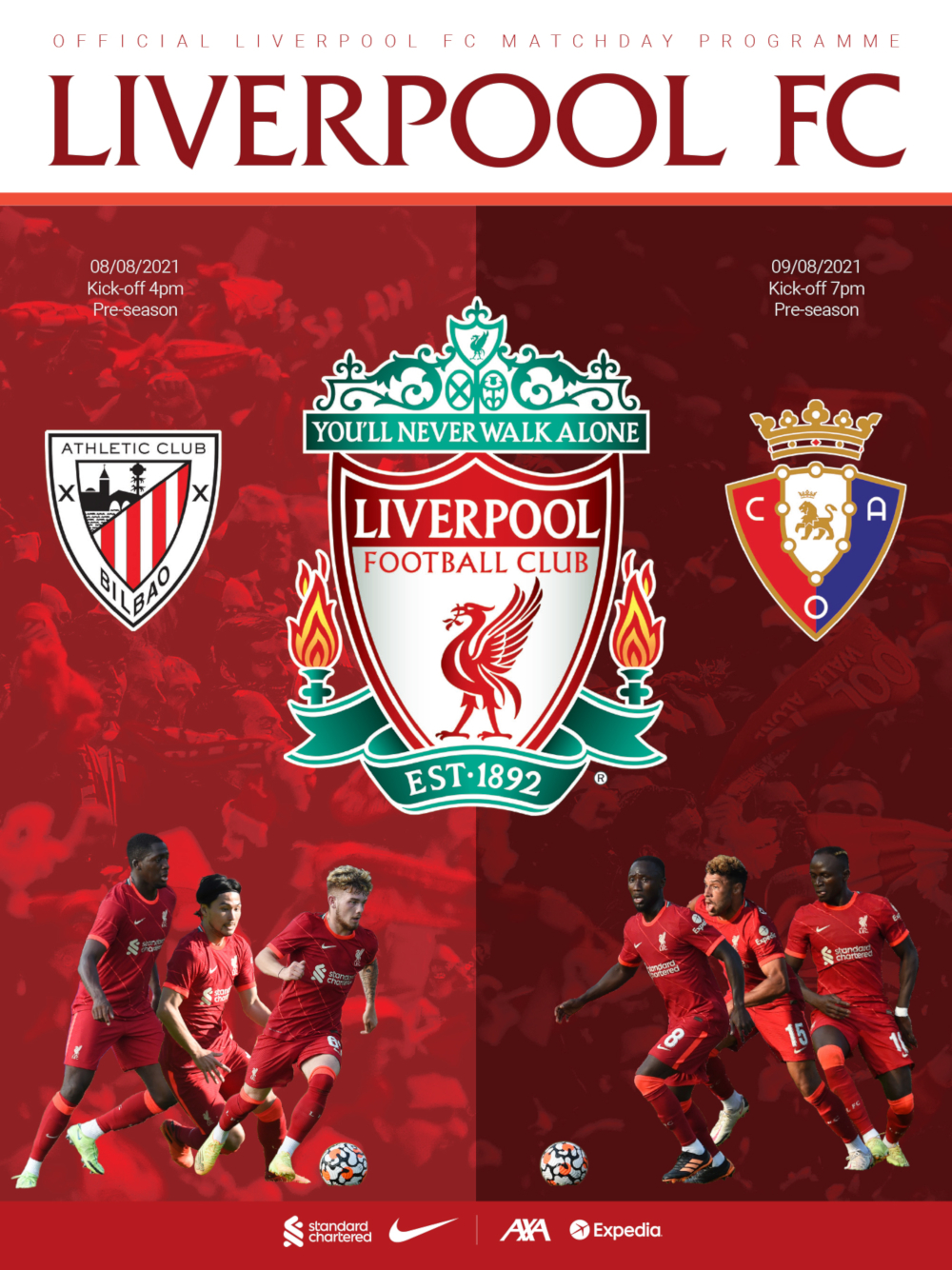 Order Now: Special Double-Header Matchday Programme - Liverpool Fc
