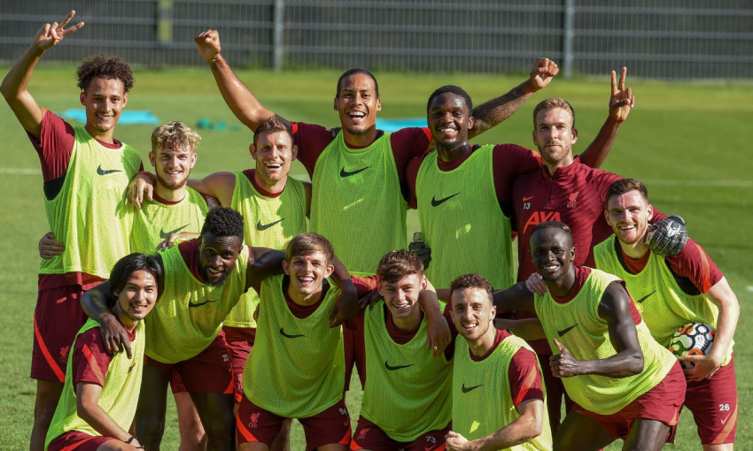 Liverpool FC pre-season training in Austria