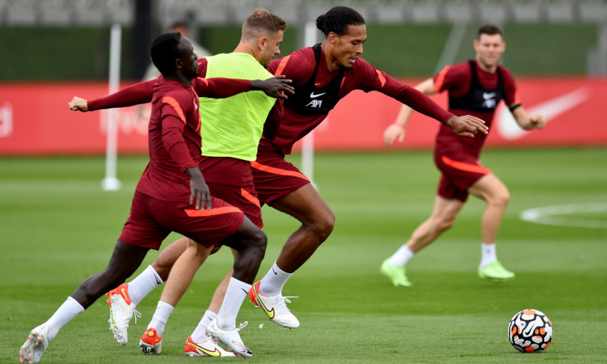 Liverpool training session - 11/8/2021