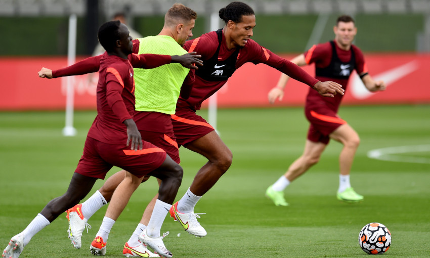 Liverpool training session - 11/8/2021