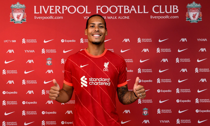 Virgil van Dijk signs new long-term Liverpool contract - Liverpool FC