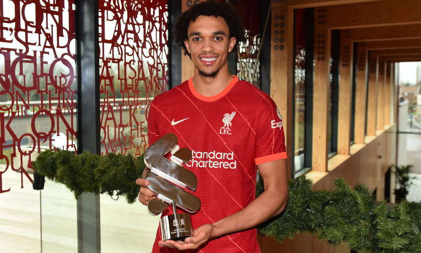 Trent Alexander-Arnold wins Standard Chartered Men's Player of the Month