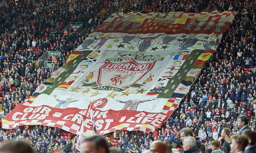Fans at Anfield