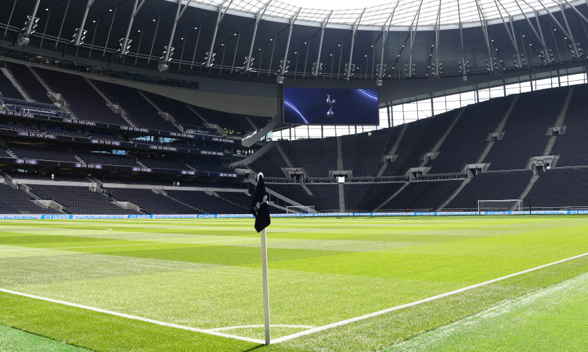A general view of Tottenham Hotspur Stadium before a game
