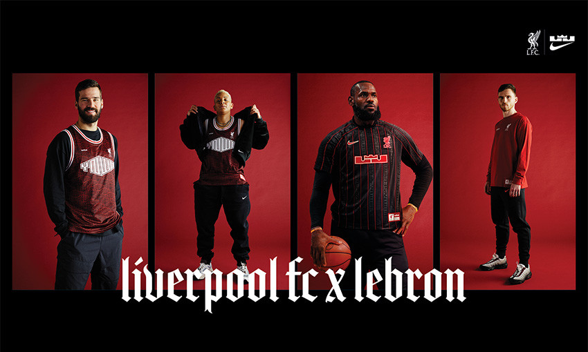 LeBron Liverpool retail collection