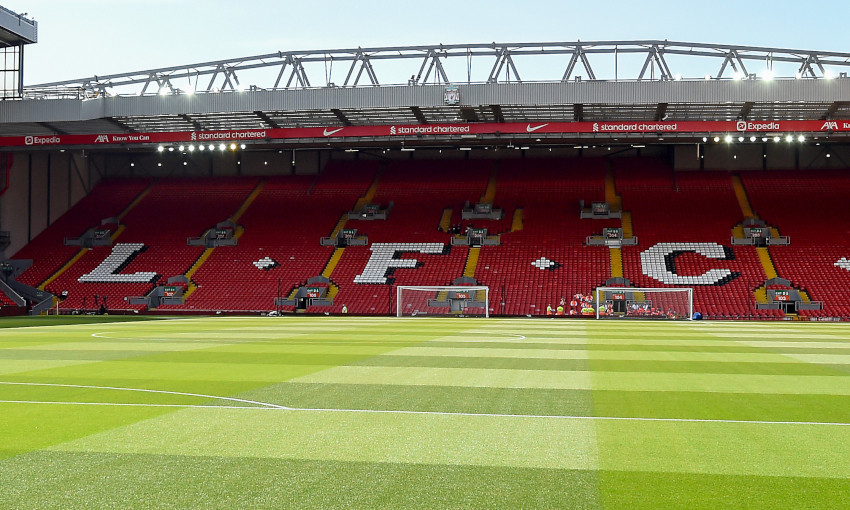 A general view of the Kop at Anfield
