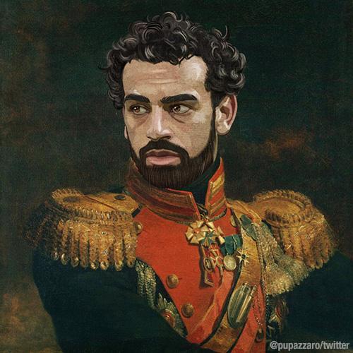 Mohamed Salah as part of Fabrizio Birimbelli's 'Like the Gods' project